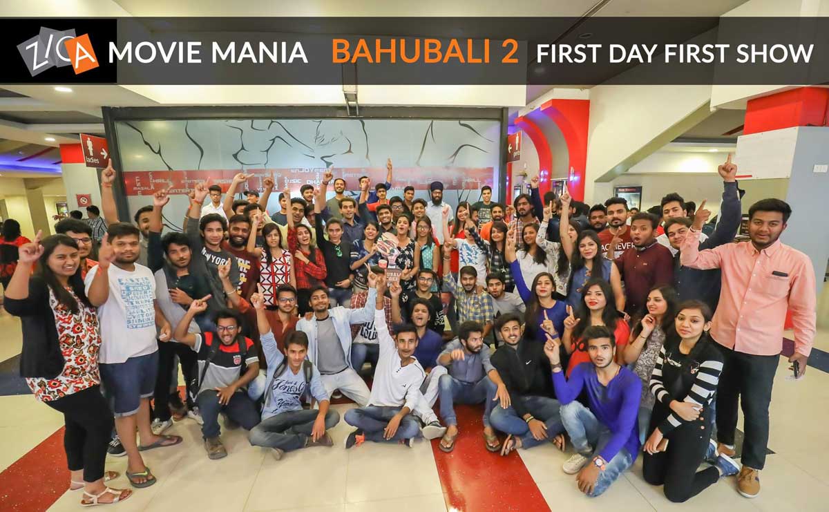 Bhahubali 2 First day first Show - ZICA INDORE