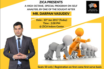 Session on Self Analysis by Mr. Darpan Vasudev for Zicaites